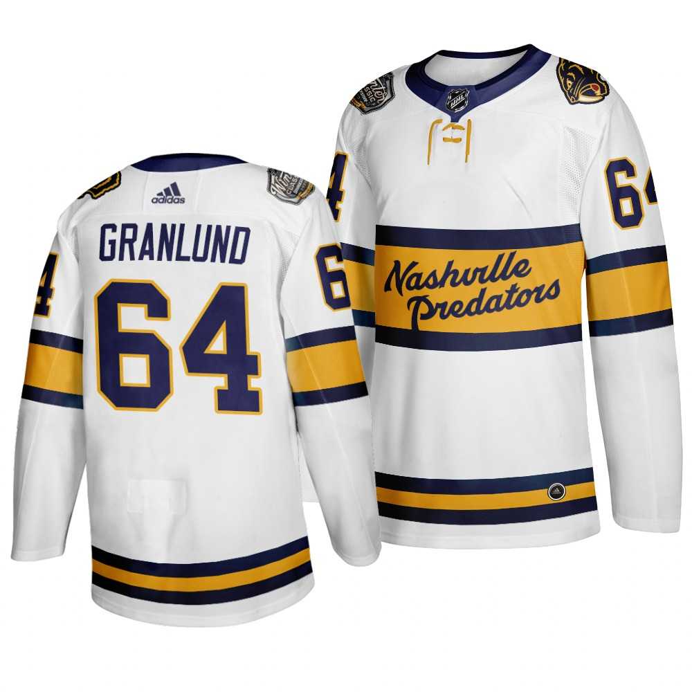 Predators 64 Mikael Granlund White 2020 Winter Classic Adidas Jersey Dzhi,We sell and wholesale Predators 64 Mikael Granlund White 2020 Winter Classic Adidas Jersey Dzhi on line form chian!